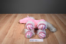 Build a Bear Pink Unicorn 2018 Plush With Candy Cane Horn and Hooves