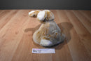 Brown and White Bunny Rabbit Plush