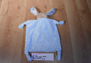 Dan Dee Blue and Brown Bunny Rabbit Rattle Security Blanket