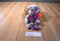 Russ Iris Purple Bear Beanbag Plush With a Purple Bow