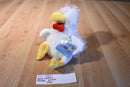 Ganz Webkinz White Chicken Beanbag Plush HM205 Sealed Code