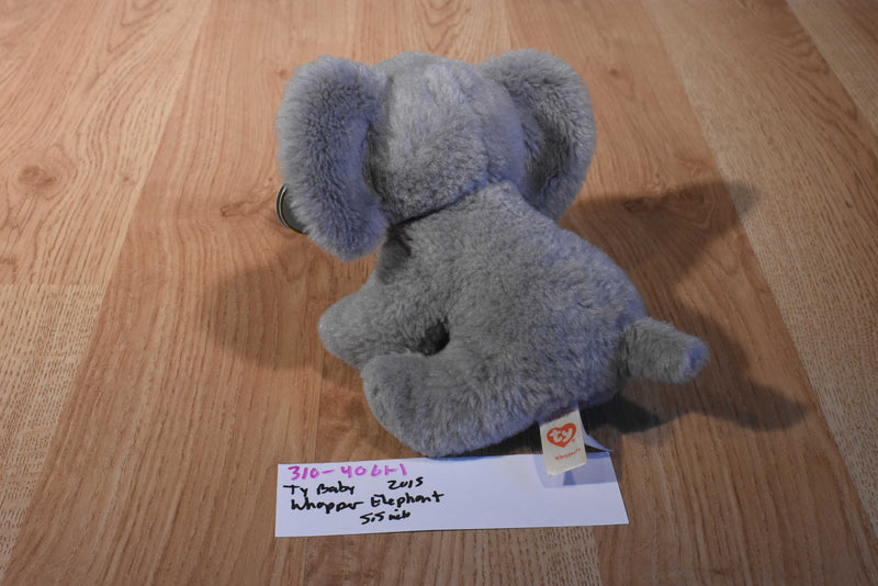 Ty Beanie Babies Whopper Grey Elephant 2015 Beanbag Plysh