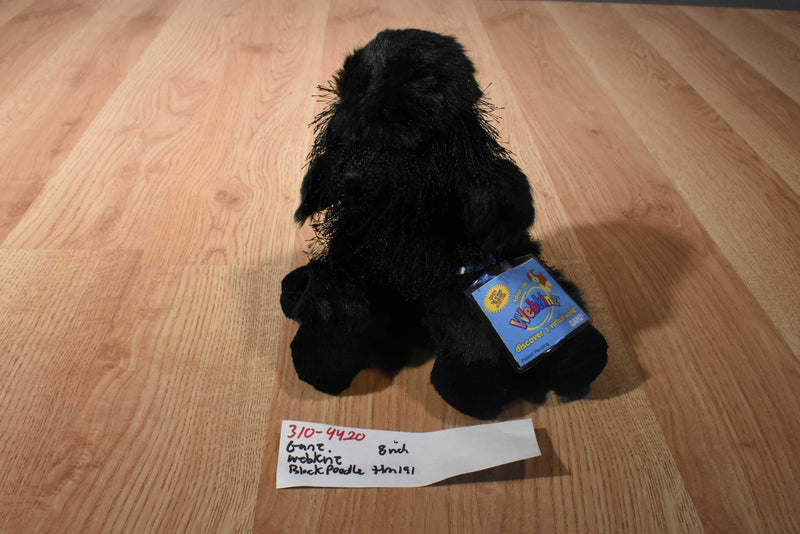 Ganz Webkinz black Poodle HM191 Beanbag Plush With Sealed Code