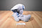 Dan Dee Grey Elephant With Blue Stripes on Belly and Ears plush