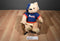 Goodstuff MLB Genuine Merchandise Tan Teddy Bear 2002 Plush Wearing a Braves Shirt