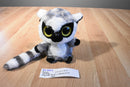 Aurora YooHoo Grey White an Black Lemur Plush