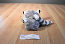 Aurora YooHoo Grey White an Black Lemur Plush