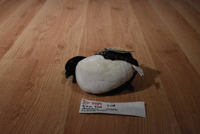 K & M Audubon Singing Common Loon 2001 Beanbag Plush