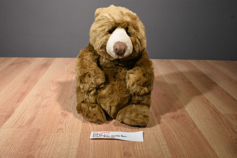 dakin Lou Rankin Jasper Brown Grizzly Bear Beanbag Plush