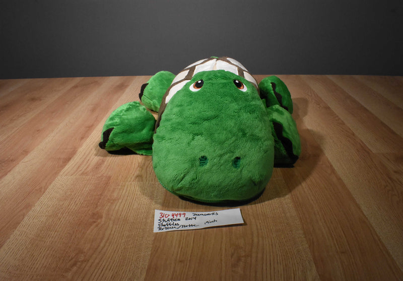 Zoomworks Stuffies Shuffles the Turtle 2014 Plush With Pockets