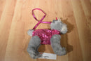 Poochie & Company Schnauzer With Pink Body Purse/Bag