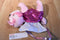 Poochie & Co. Pink Old English Bulldog Purse Bag Plush