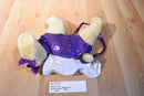 Poochie & Co. Yellow Labrador Retriever With Purple Sequin Body Purse Bag Plush