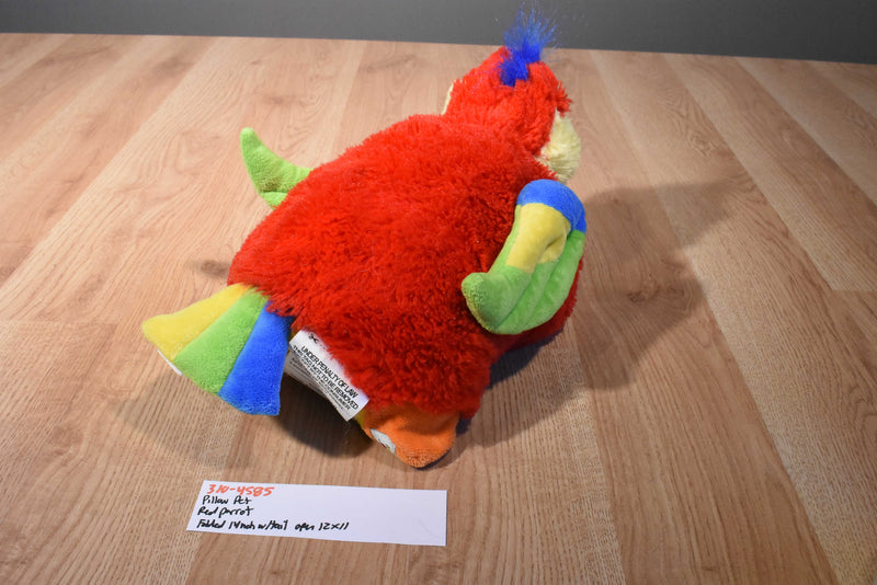 Pillow Pets Pee Wees Red Parrot Pillow