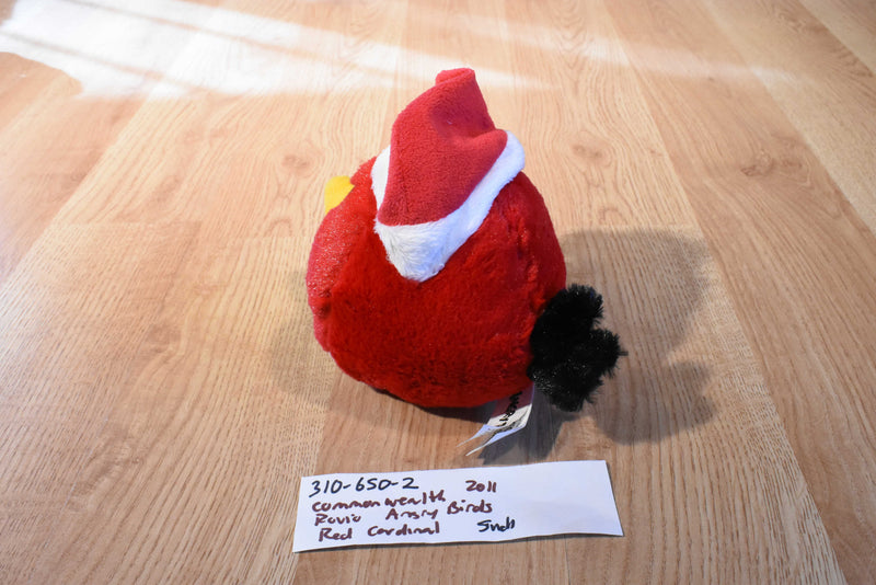 Commonwealth Rovio Angry Birds Christmas Red the Cardinal 2011 Plush