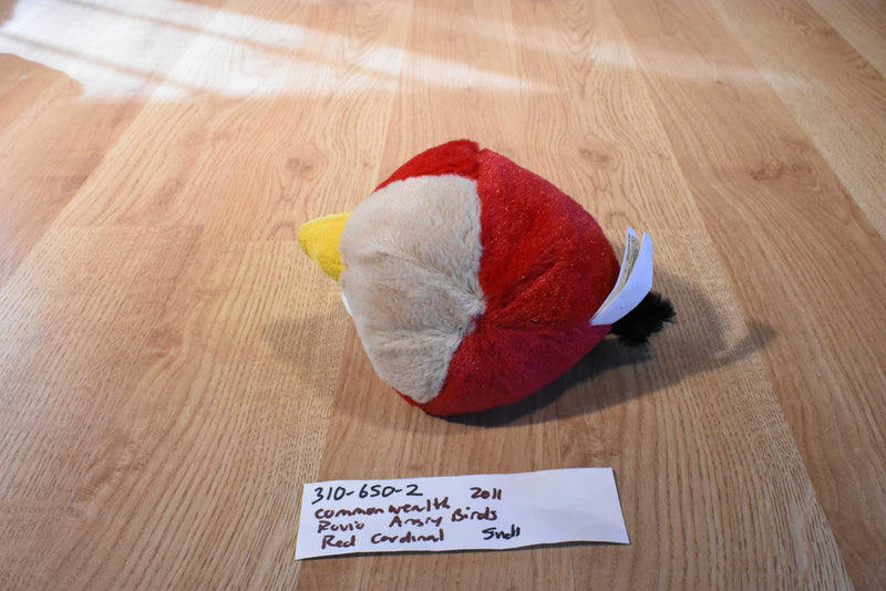 Commonwealth Rovio Angry Birds Christmas Red the Cardinal 2011 Plush