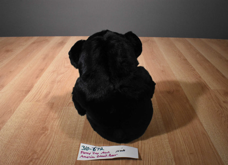 A&A Fancy Zoo Black Bear Beanbag Plush