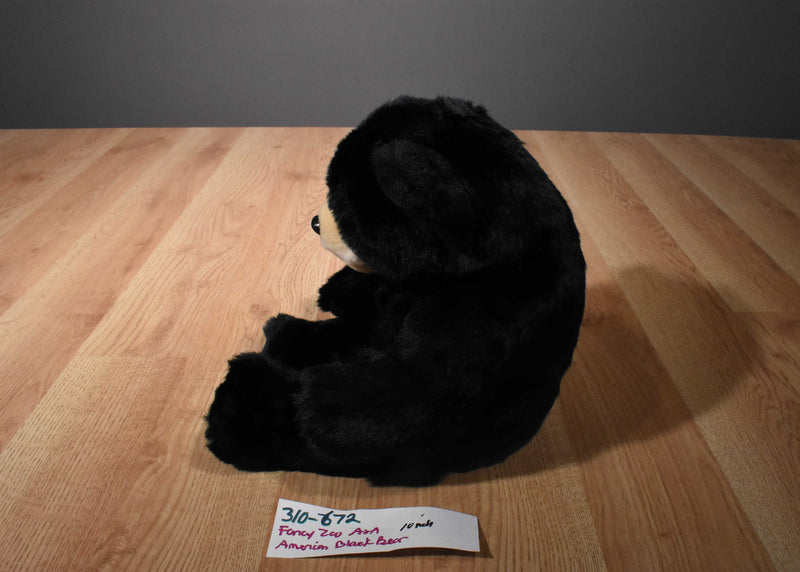 A&A Fancy Zoo Black Bear Beanbag Plush