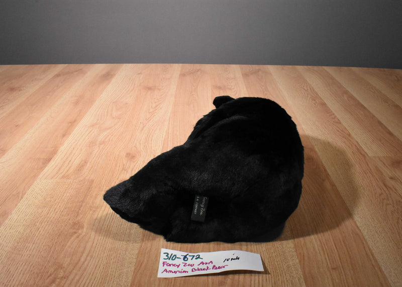 A&A Fancy Zoo Black Bear Beanbag Plush