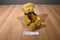 Russ Garland Gold Tinsel Teddy Bear Beanbag Plush