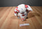 Build a Bear Patriotic White Puppy Dog With Red and Blue Stars Plush