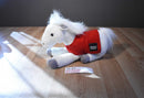 Wells Fargo Snowflake White Pony 2011 Beanbag Plush