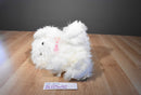 Kellytoy White Teddy Bear With Pink Bow Plush