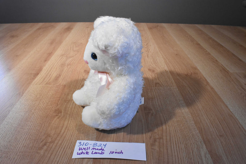 Well Made Toys White Lamb Plush