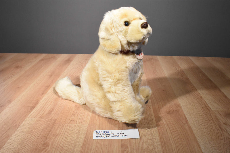 FAO Schwarz Golden Retriever 2015 Beanbag Plush