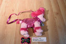 Poochie and Co. Poodle Pink Sequins Plush Bag Purse