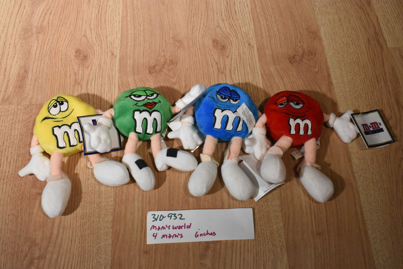 M&M's World Las Vegas 4 Beanbag Plushes