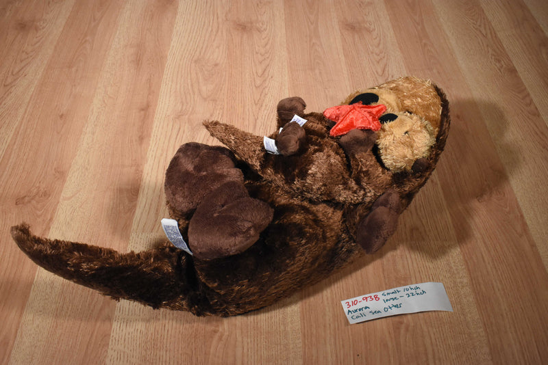 Aurora Sea Otter Cali Large Stuffed and Small Beanbag Plush