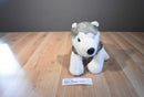 Build a Bear Grey and White Husky Beanbag Plush