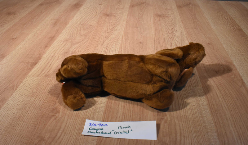 Douglas Gretel Red Dachshund Dog Plush