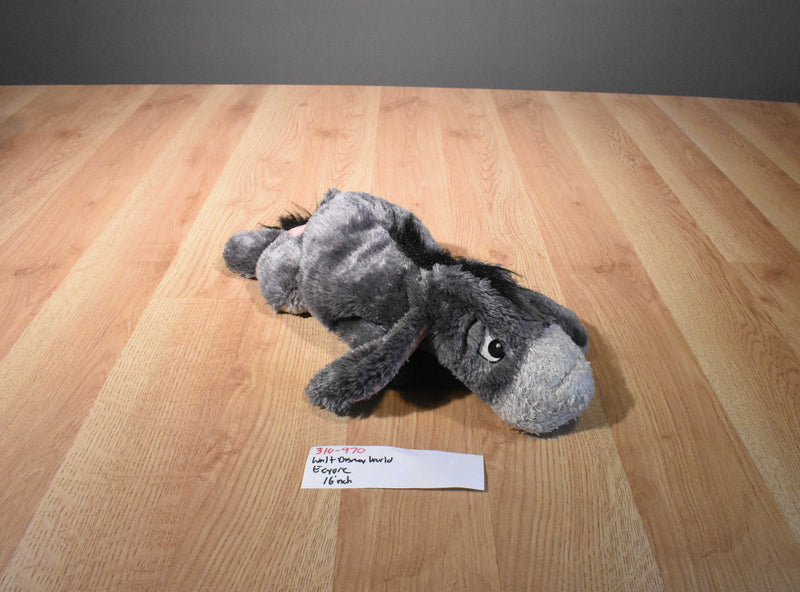 Walt Disney World Grey Eeyore Beanbag Plush