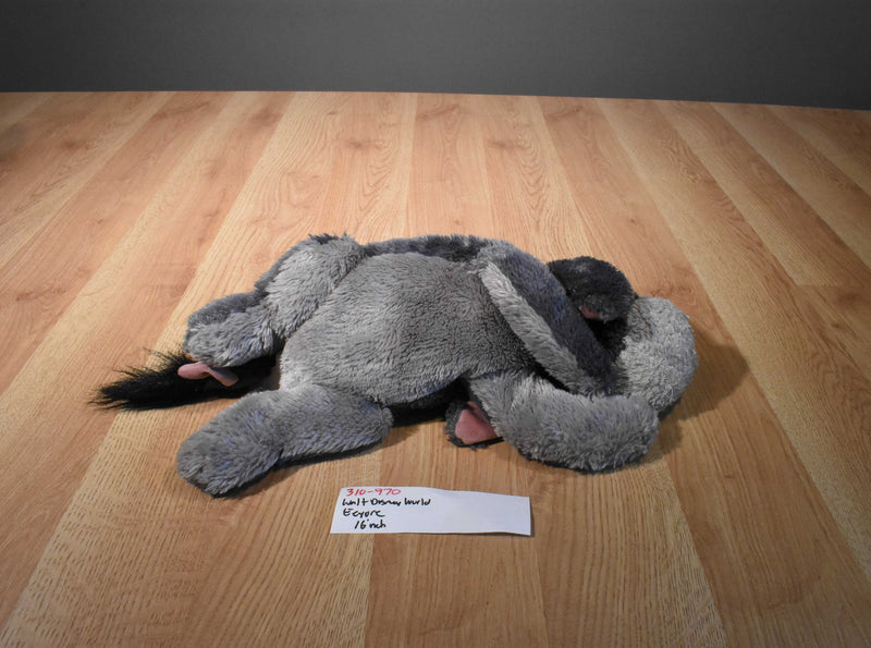 Walt Disney World Grey Eeyore Beanbag Plush