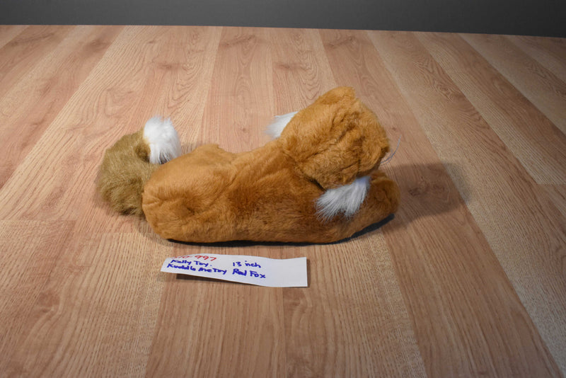 Kellytoy Kuddle Me Toy Laying Red Fox Plush