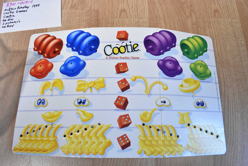 Milton Bradley Cootie Games 1999 Cootie Game