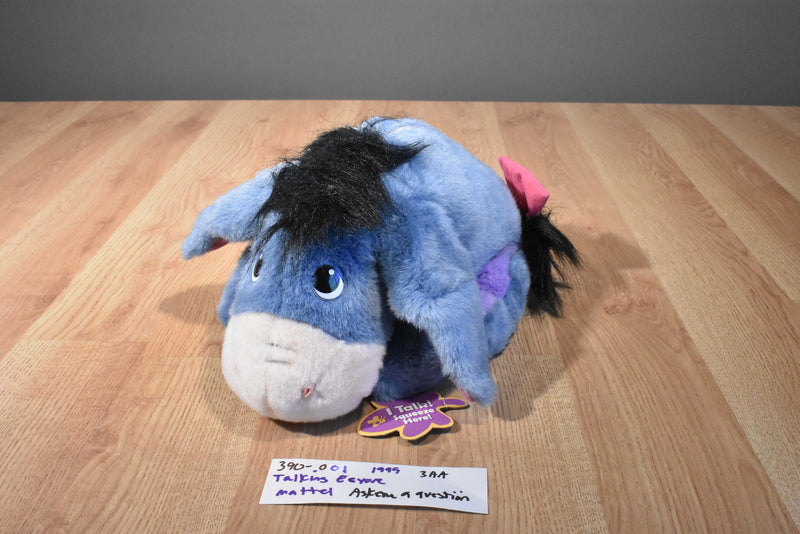 Disney Ask Me More Eeyore Talking Plush