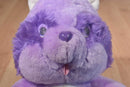 Kenner Care Bears Cousins Bright Heart Purple Raccoon 1984 Plush