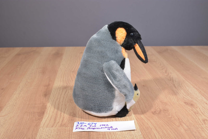 K & M Emperor Penguin and Chick 1992 Plush