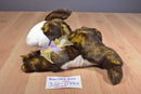 Walmart Brown and White Bunny Rabbit Beanbag Plush