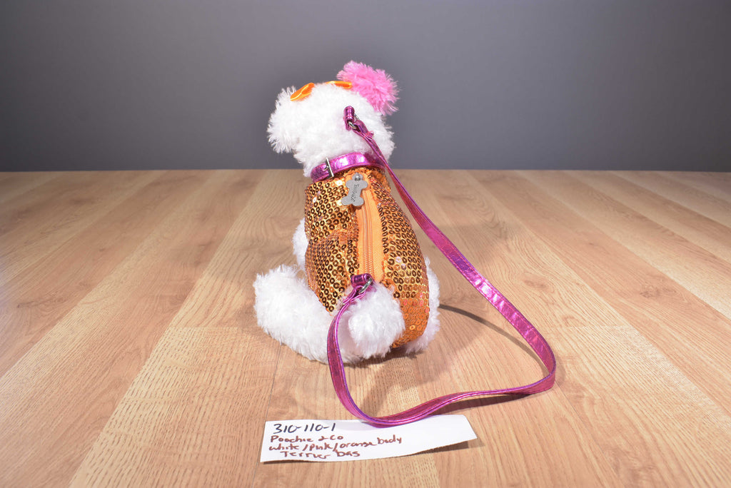 Hermes Burgundy Orange Dog Fox Terrier Petit H Bag Charm GM Nib! - poupishop