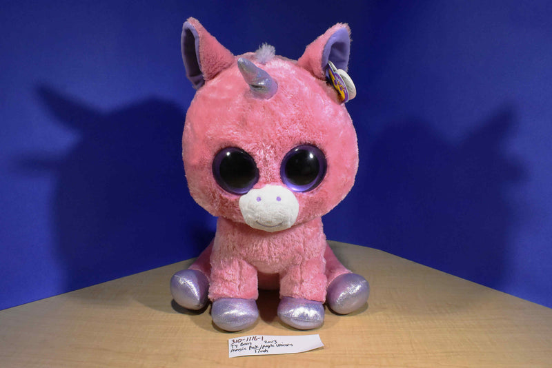 Ty Beanie Boos Magic Pink Purple Unicorn 2013 Beanbag Plush