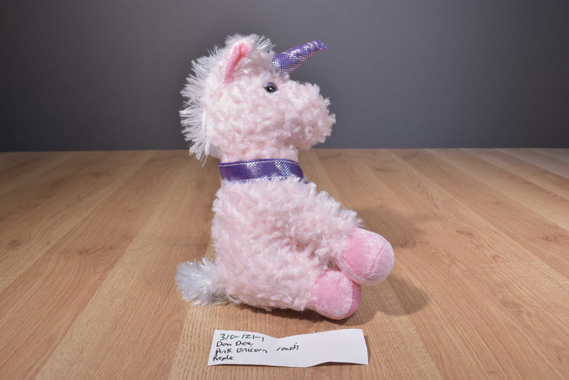 Dan Dee Pink and Purple Unicorn Plush