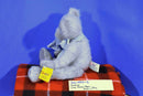 Sunkid Grey Mohair Teddy Bear Beanbag Plush