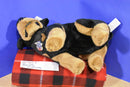 Dan Dee Collectors Choice Rottweiler Black Brown Dog Plush