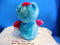 Ty Beanie Boos Opal the Blue Green Pink Gold Owl 2013 Beanbag Plush