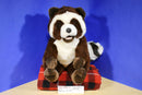 A&A Brown and White Raccoon 1992 Plush