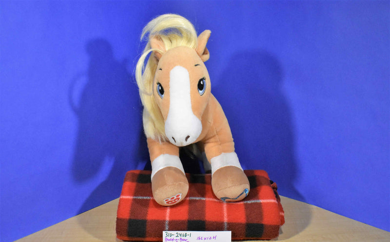 Build-A-Bear Horses and Hearts Riding Club Palomino Plush